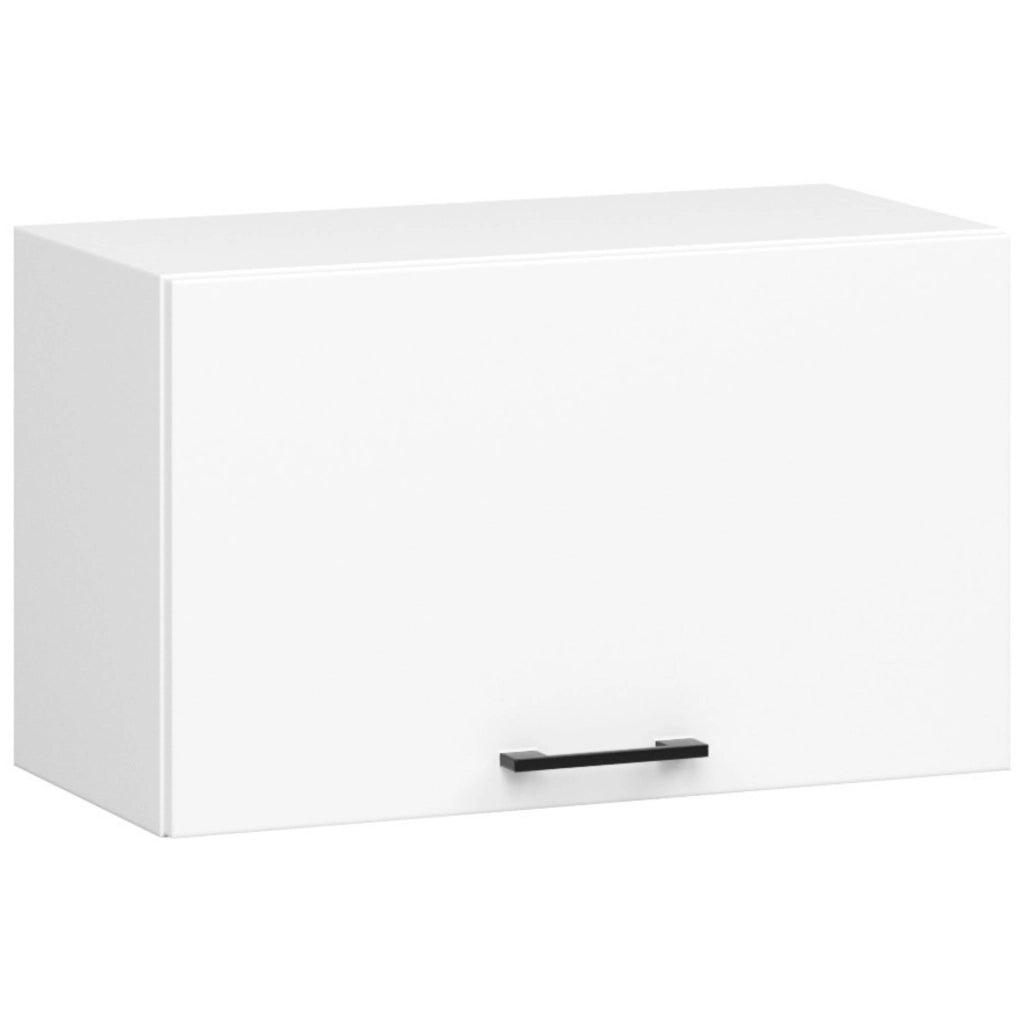 Set da cucina con vetrina AKORD OLIWIA 2,4 m Bianco 240 cm 11 ante 1 cassetto frontale Bianco 240×46×203 cm