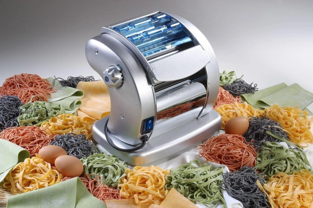 Imperia PastaPresto Automatico Macchina per Pasta Elettrica con Motore 230V Acciaio inossidabile Argento