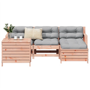 Set Divani da Giardino 5 pz in Legno Massello Abete Douglas 3250498