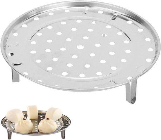 Supporto per vapore in acciaio inossidabile con caricatore per Instant Pot - Accessori da cucina e stoviglie multifunzionali (20cm) - Organizzare e stoviglie in stile!