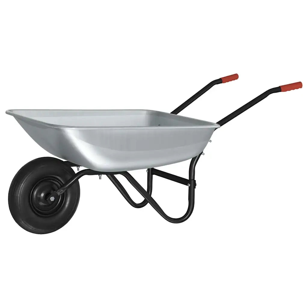 Carriole Argento e Nero 133 x 62,5 x 58 cm Acciaio CFW2654703