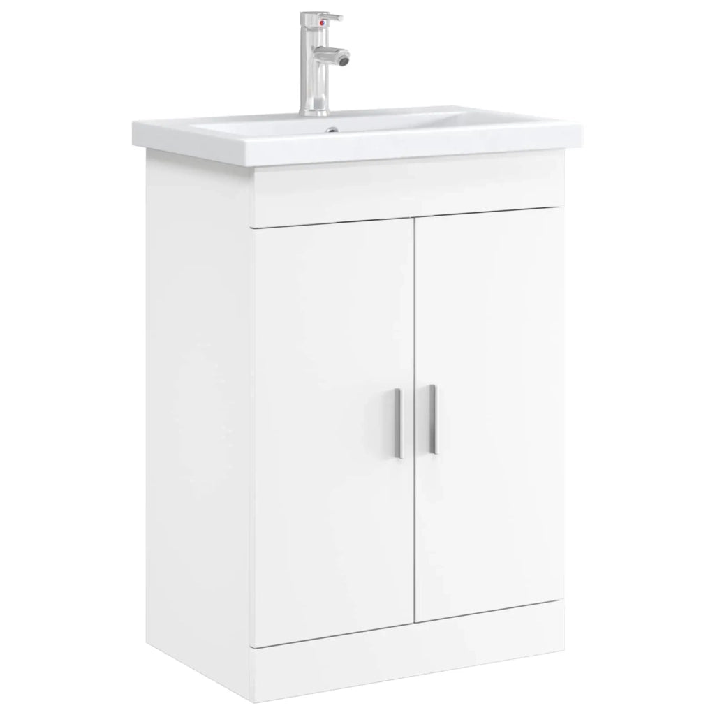 Mobiletto da Bagno Sotto Lavabo Bianco 78,5 x 37,5 x 81 cm 890688
