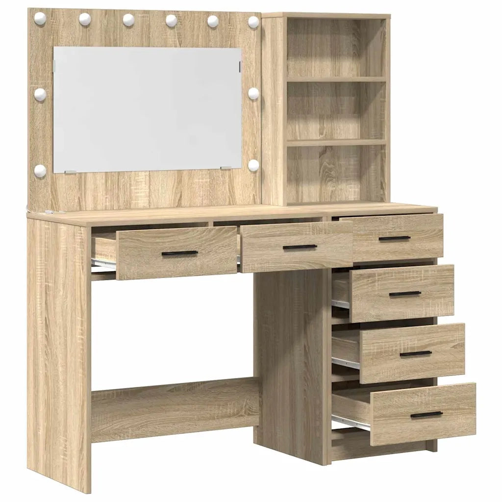 Tavolo da Trucco Marrone 78.5 x 41 x 135 cm Legno multistrato 3334193