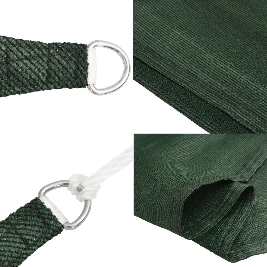 Vela Parasole 160 g/m² Verde Scuro 6x7 m in HDPE 311469