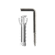Fischer 567556 SX Plus Tassello con Gancio Appendiquadri 4x20 mm 10 pezzi colore Silver