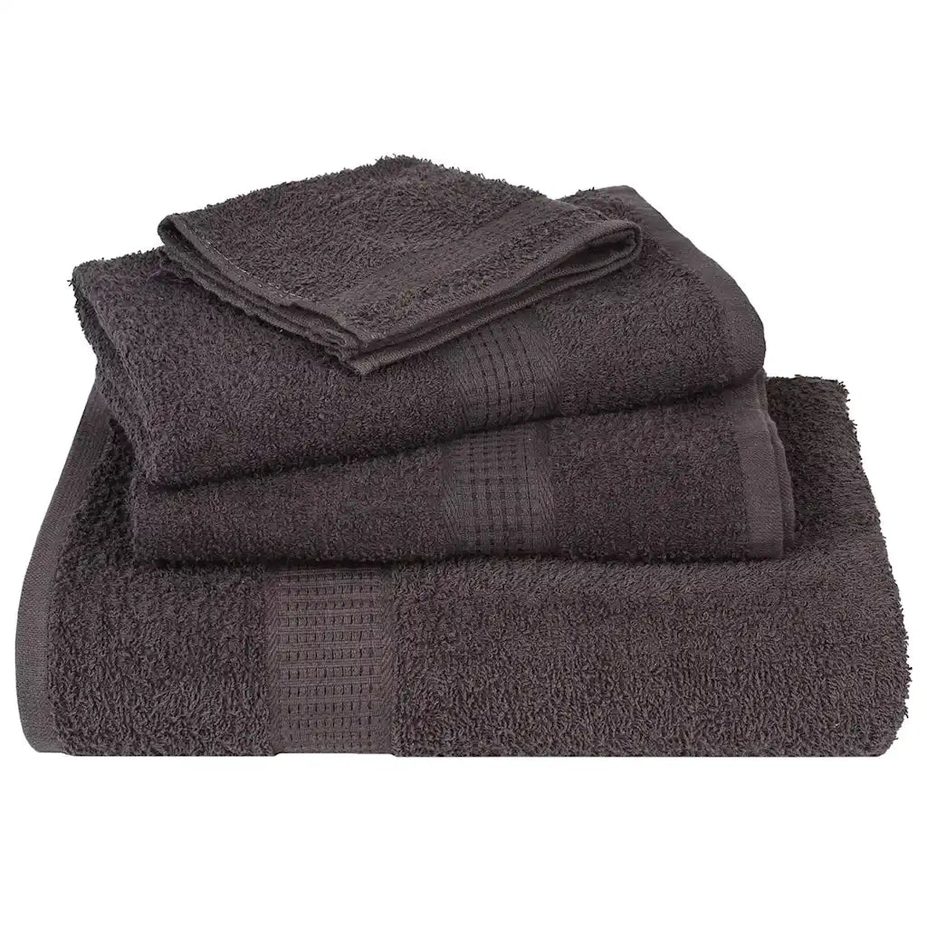Asciugamani da doccia FROGN 25 pz Antracite 70x140 cm 360 g/m² 136688