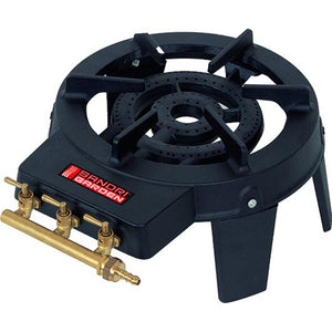 FORNELLONE FORNELLO GHISA GAS BRUCIATORE A 3 FUOCHI CAMPEGGIO 8KW SANDRIGARDEN