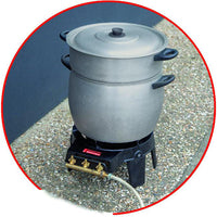 FORNELLONE FORNELLO GHISA GAS BRUCIATORE A 3 FUOCHI CAMPEGGIO 8KW SANDRIGARDEN