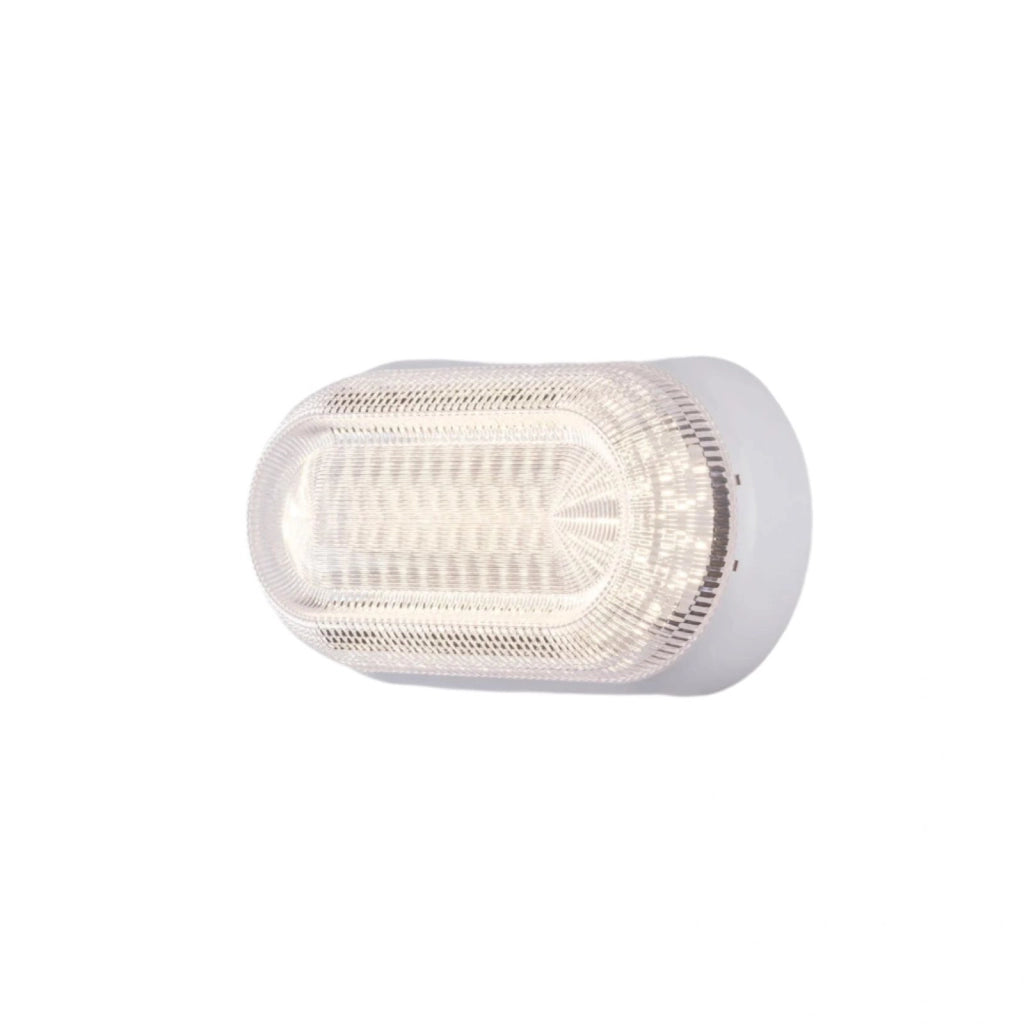 PLAFONIERA LED ISCHIA BIANCA 20W 2300LM CCT 3000K / 4000K IP65 25,4X7CMX13,1CM