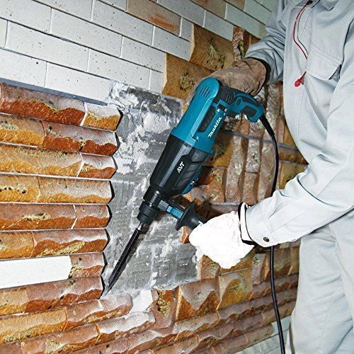 Makita HR2631FT13 Martello Combinato SDS-plus 800 W 4600 giri-min 2,4 J con Valigetta in Alluminio e Set 5 Puntes colore Nero