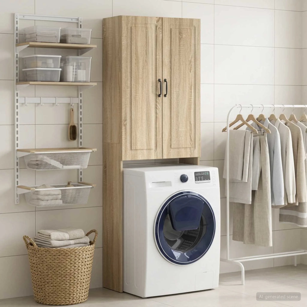 Mobile Bagno UTRECHT Rovere Sonoma 66 x 25,5 x 190 cm 897797