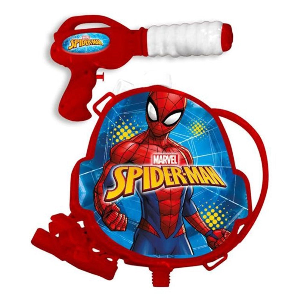 Trade Shop - Pistola Ad Acqua Con Zainetto Grafica Spiderman 1200 Ml Gioco Bambini Estate 205847 -