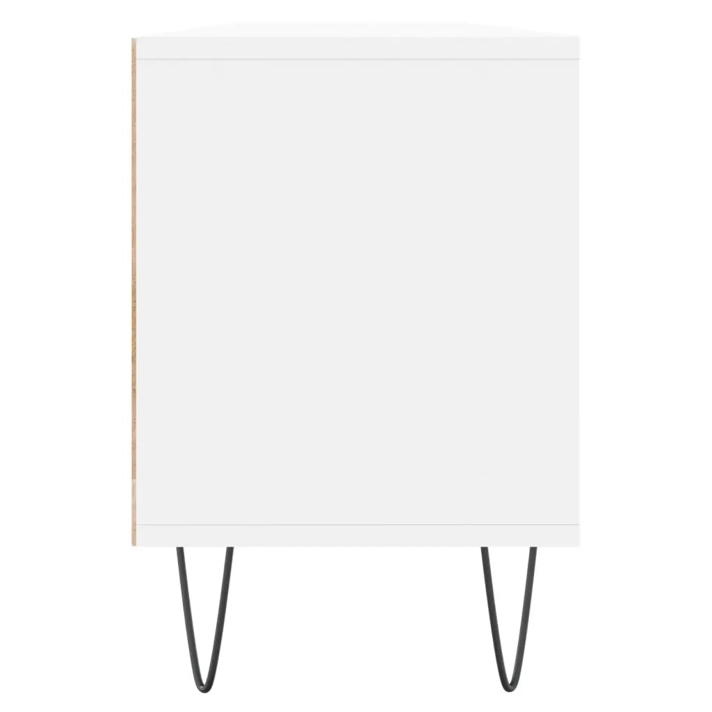 Mobile Porta TV Bianco 150x30x44,5 cm in Legno Multistrato 831276