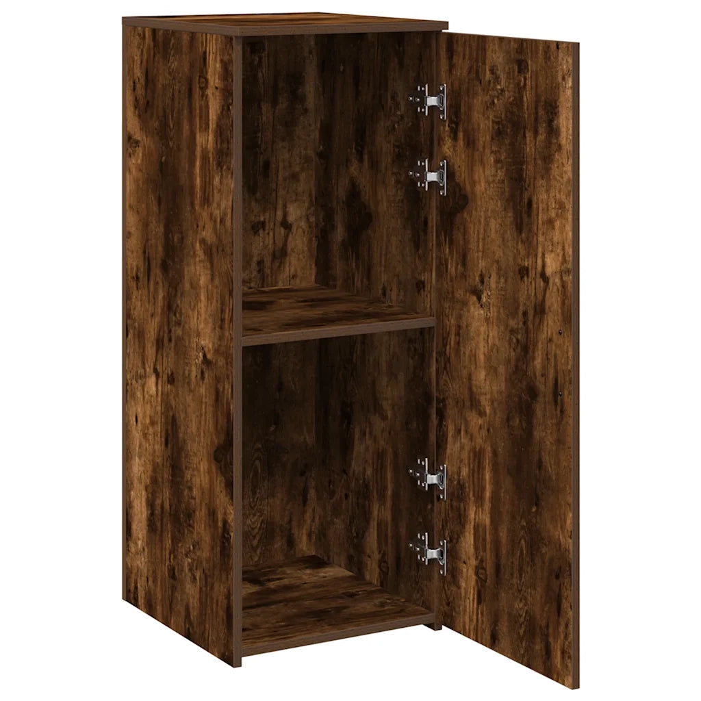 Mobile Portaoggetti Rovere Fumo 40x45x103,5 cm in Truciolato 859037