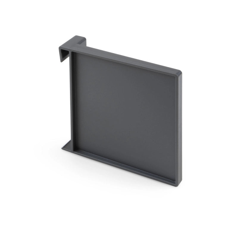 Cassetto esterno Vertex con regolazione 3D altezza 93mm, 40kg, profondità 350mm, Acciaio, Verniciato bianco