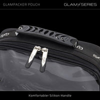 GlamSeries GlamPacker Trousse da borsa 270 x 165 x 75 mm, beauty case, astuccio per make-up rivestito in PVC con coperchio trasparente