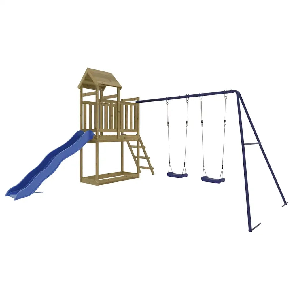 Set da Gioco da Esterno in Legno di Pino Impregnato 3155881