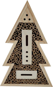 Hotel per insetti Arbol per api selvatiche e farfalle in legno di abete certificato FSC - 21 x 31 x 7 cm