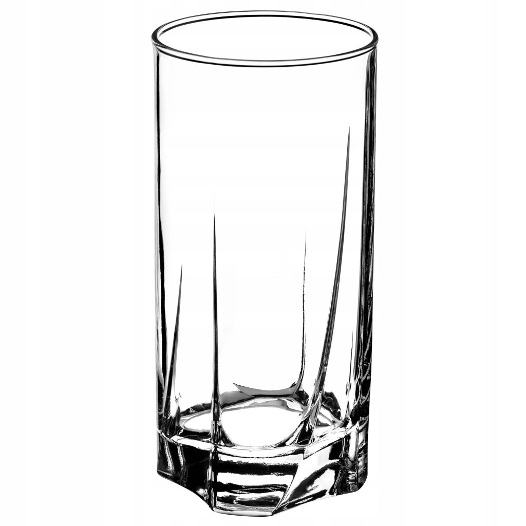 Bicchieri KADAX per bevande e succhi di frutta, set da 6 bicchieri alti, 380 ml