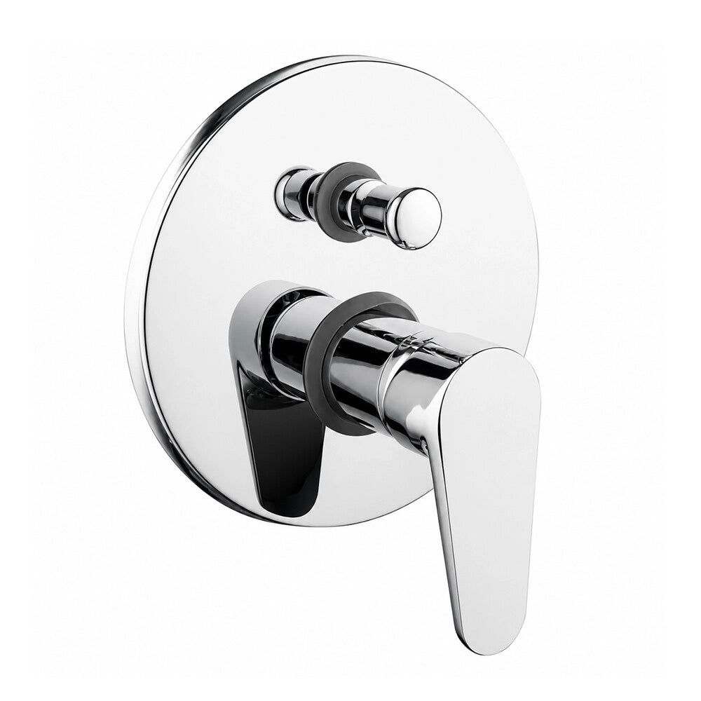 Set miscelatori lavabo bidet e doccia a due vie cromato Pink