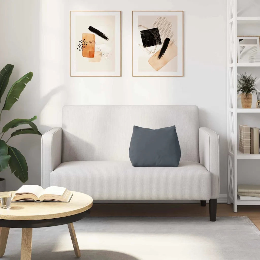 Cuscino per Schiena Grigio scuro 45 x 20 x 35 cm