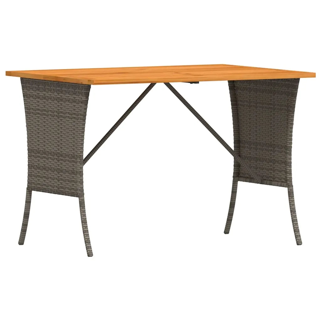 Set Divani da Giardino 4 pz con Cuscini in Polyrattan Grigio 3365339