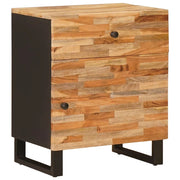 Armadio funzionale rettangolare per camera da letto 50 x 33 x 60 cm in legno massello di mango marrone 02_0057810