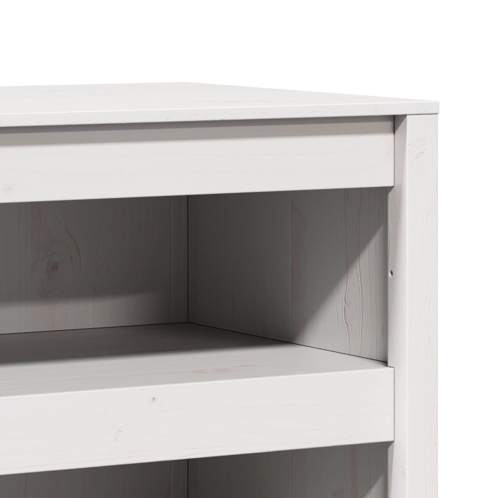 Armadio da Cucina Pino Bianco Pino Medio Ripiani