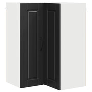 Mobiletto da cucina moderno 57 x 57 x 80 cm design elegante pratico contenitore in legno ingegnerizzato nero 02_0054419