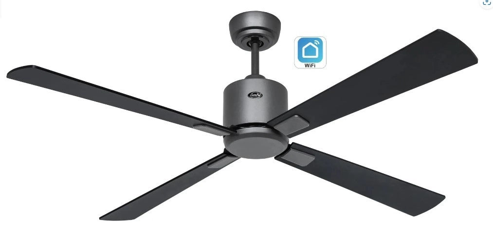 ECO NEO III 132, Ventilatore Antracite WiFi senza Luce , CasaFan