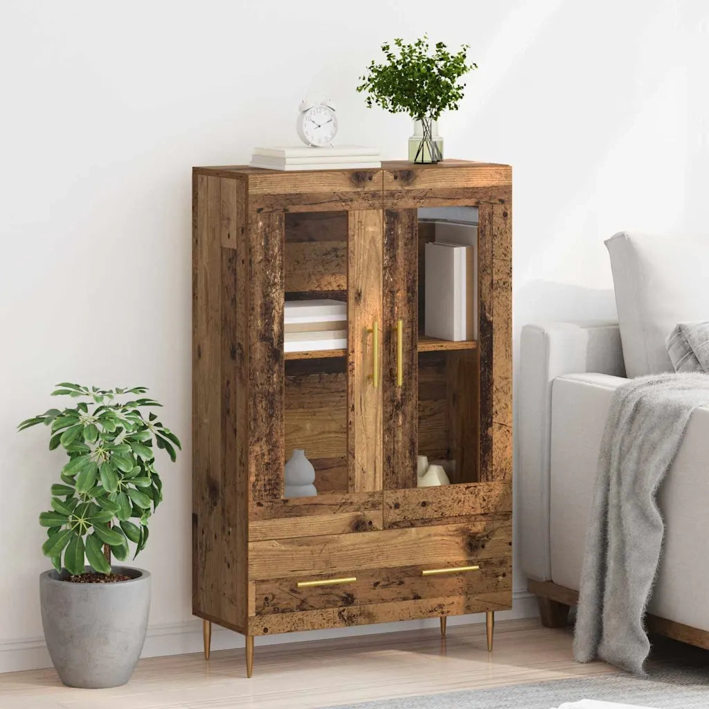 Credenza con cassetto Legno vecchio 69,5 x 31 x 115 cm 882514