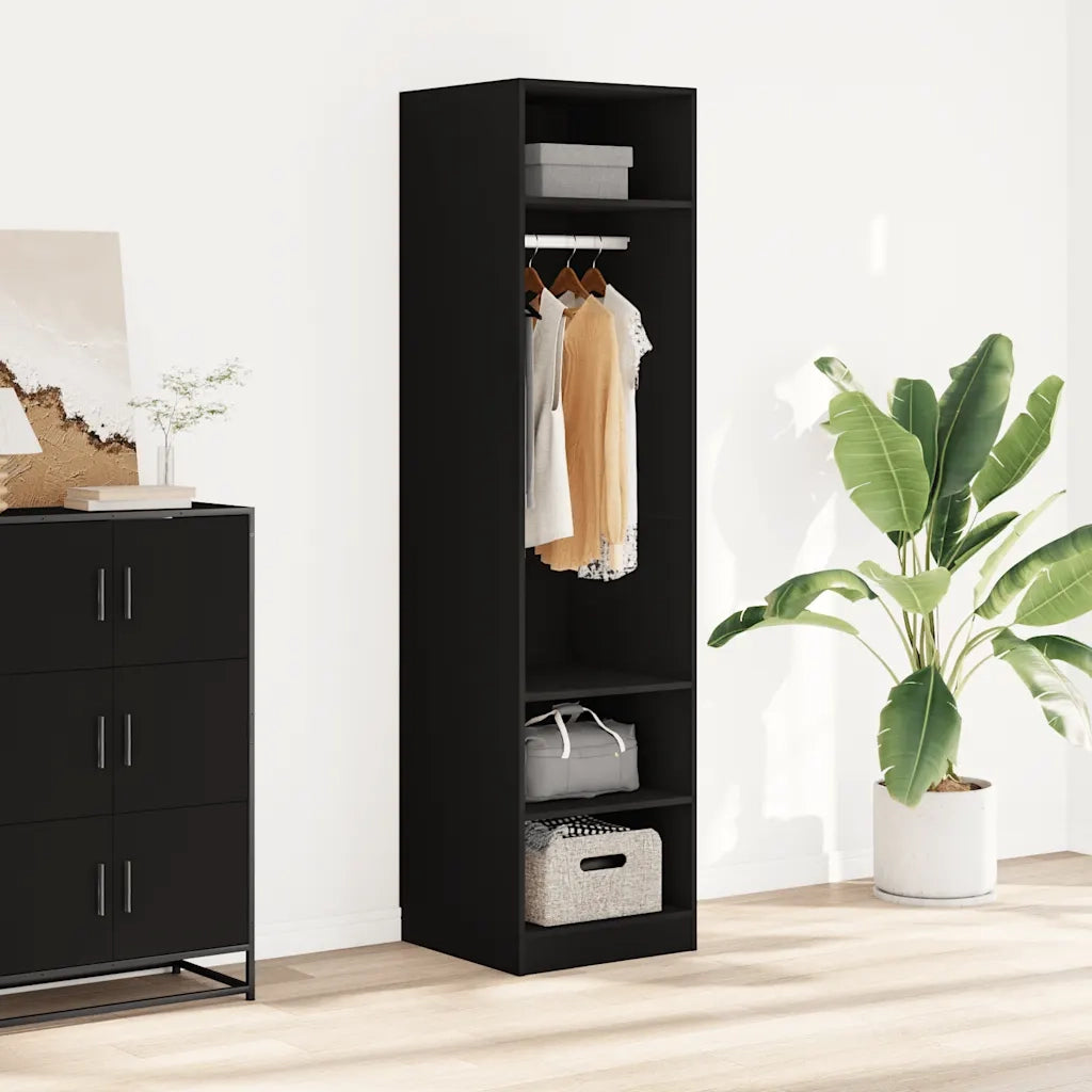 Armadio Nero 50x50x200 cm in Legno Multistratocod mxl 129350