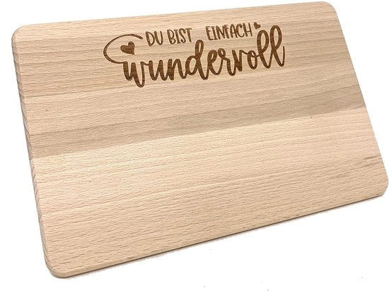 Ideale regalo per la mamma - tavolo da colazione in legno con alta qualità incisione per la migliore madre