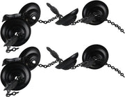 Catena decorativa per esterno - Ideale per uccelli mobili - Perfetta per una housewarming - Decorazione per esterni - Nero -