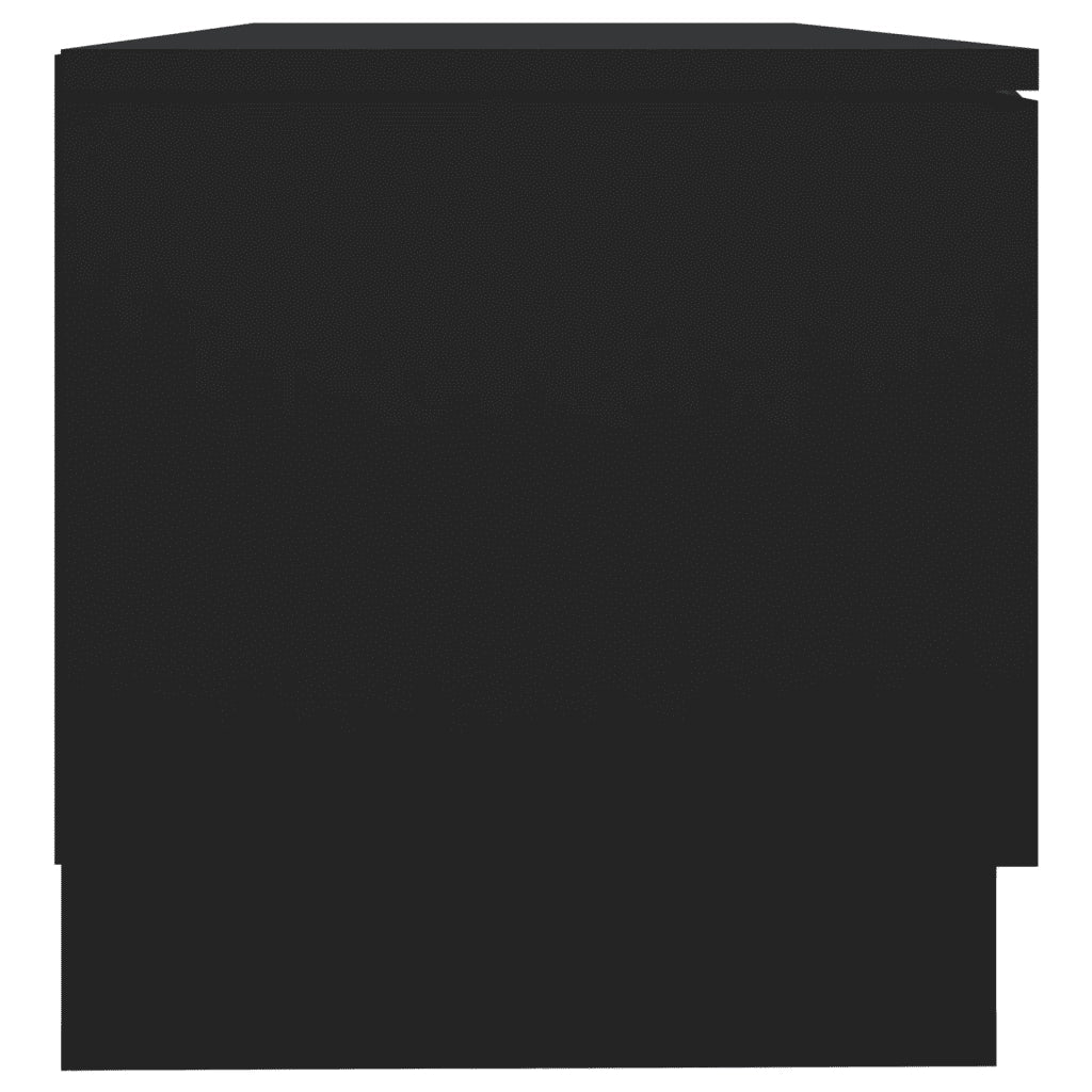 Mobile Porta TV Nero 80x35x36,5 cm in Legno Multistrato 811468