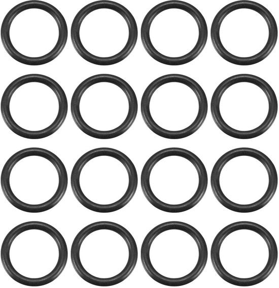 Set di Gomme Aromatiche Nitrile - 20 pezzi - Diametro esterno 11 mm - Diametro interno 8 mm - Kit di guarnizioni - Flessibile e Resistente