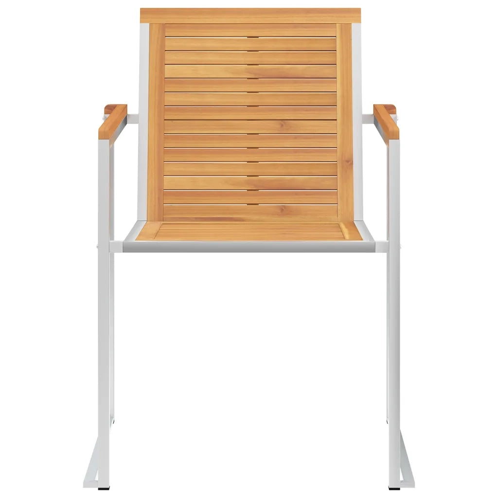 Sedie da Giardino con Cuscini 6 pz in Legno Massello di Teak 3078589
