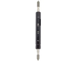 Misuratore di filo in acciaio - Lunga durata - Misura diametro interno del filo - M3*0,5 - 0,5 a 7,8 oz - Misura precisa - Apparecchio per misurare il filo