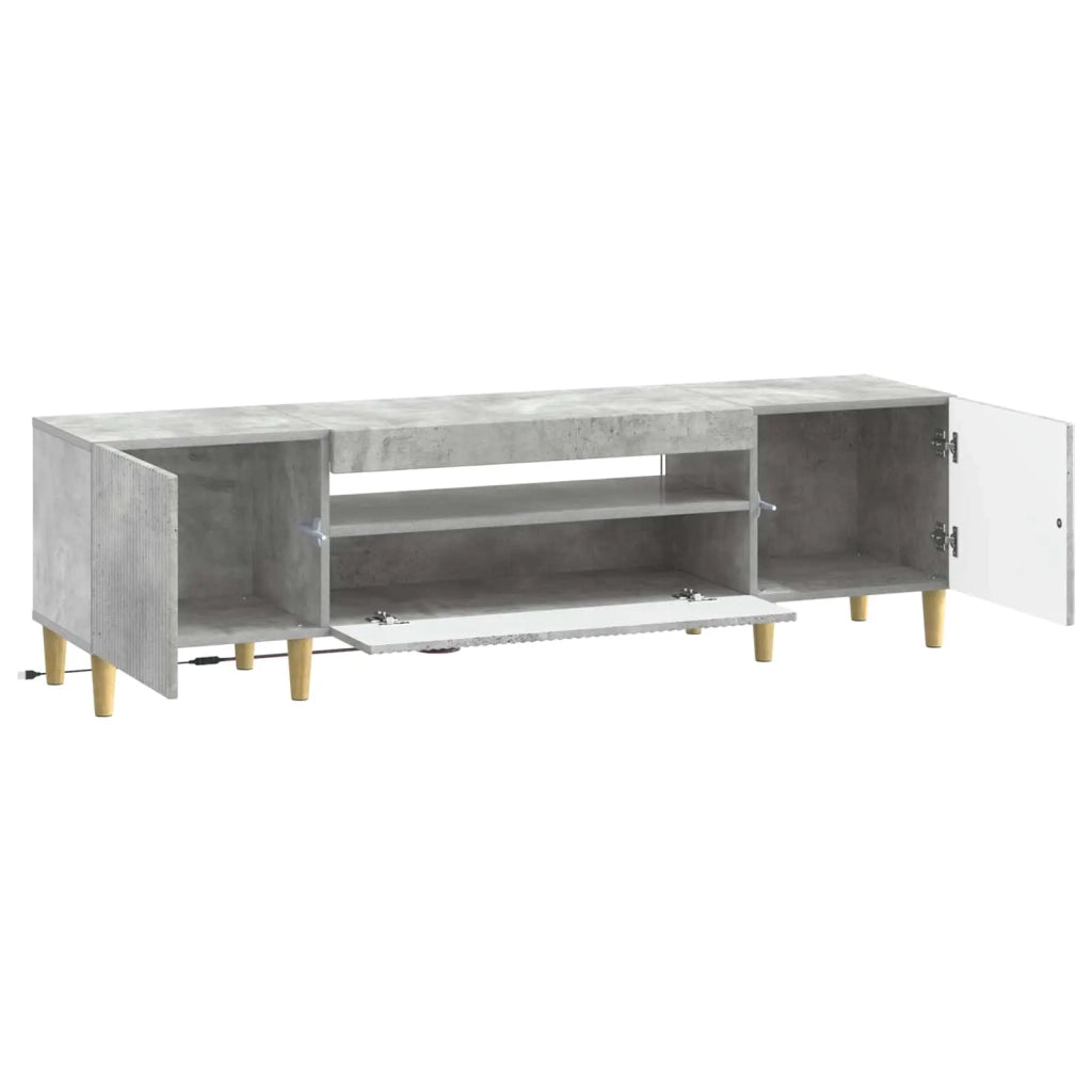 Mobile TV LED Grigio Cemento Legno ingegnerizzato 896688