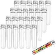 Set di Bocchette di Ricambio 25 pezzi - Bocchette di Ricambio in PET - 40 ml - Bocchette con Tappo a Viti - Sicure e Resistenti - Materiale PET di Alta Qualità - Tubi di Prova