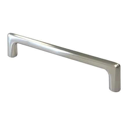 MANIGLIA PER MOBILI '15EU.004' Interasse 160 - Cromo opaco - METAL GROUP