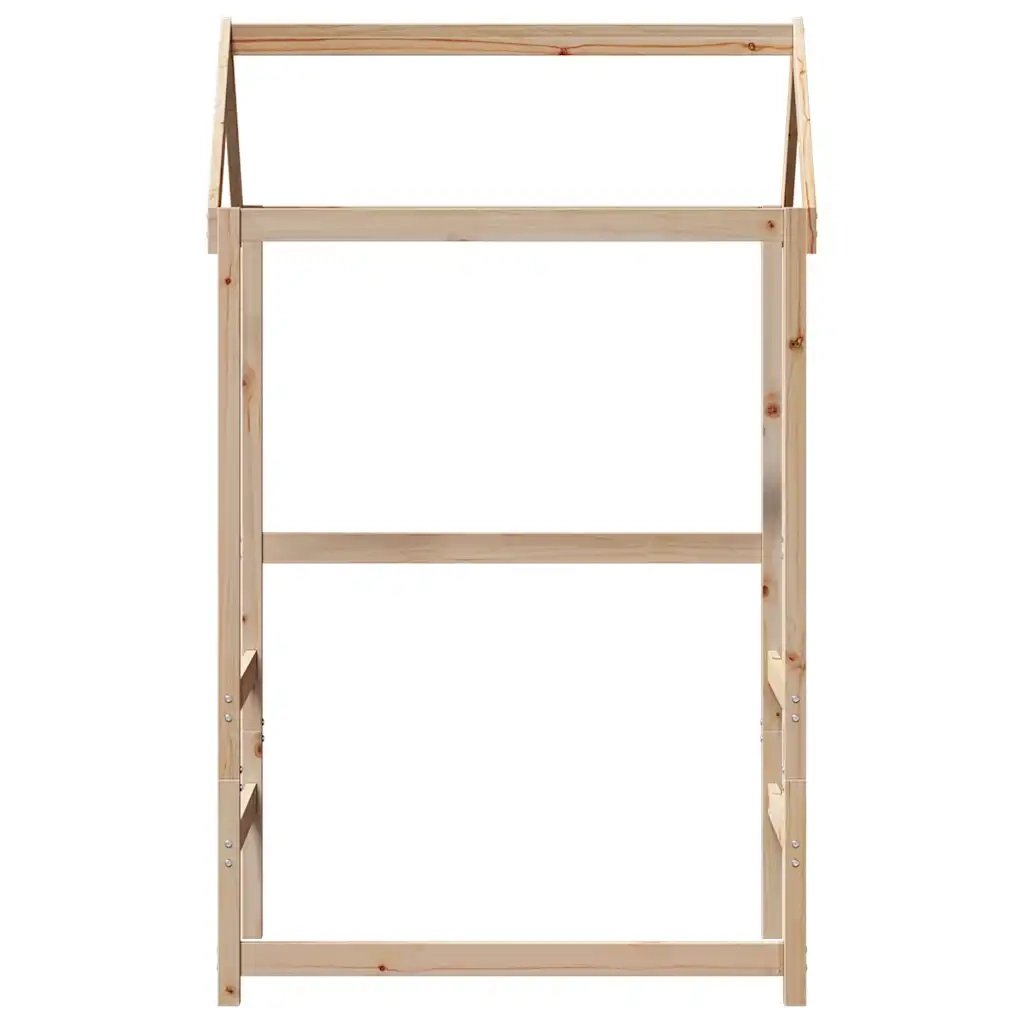 Tetto per Letto Bambini 118x70x176,5 cm Legno Massello di Pino