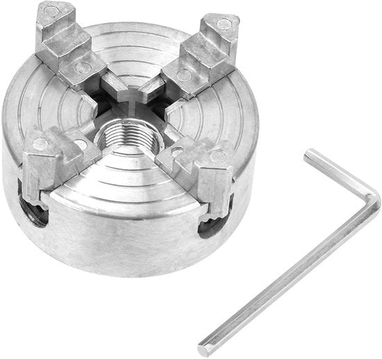 Z011A 4 Klauwplaat Stevige Zinklegering Draaibankklem - Micro Metalen Draaibank Deel - Accessorio