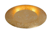 Plafoniera LED Lucide Foskal 12W 2700K tonda oro 34,5cm