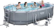 PISCINA OVALE C-TEL+POMPA 488X305X107 56448