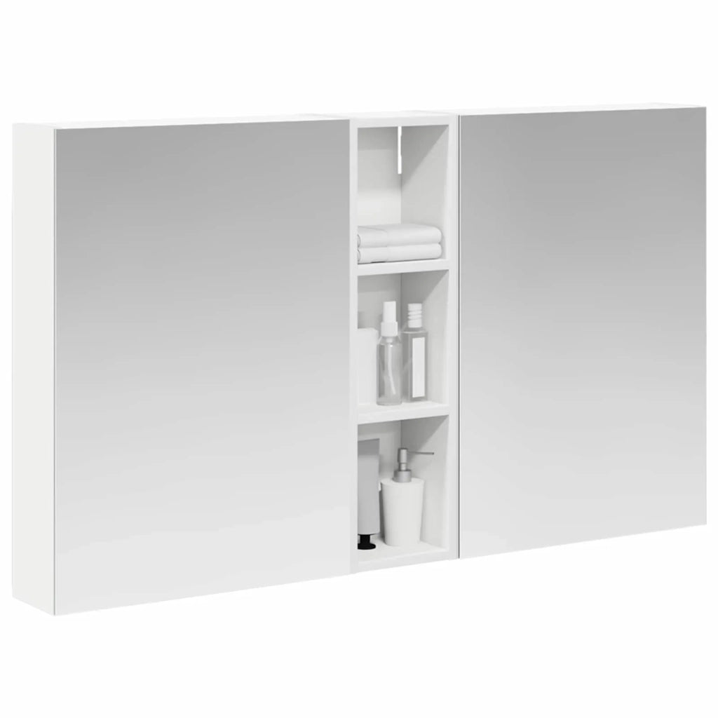 Set di Armadi da Bagno con lo scaffale 3 pcs 120 x 14,5 x 70 cm 3403744