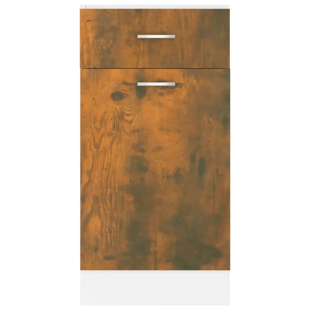 Mobile con Cassetto Rovere Fumo 40x46x81,5 cm Legno Multistrato cod mxl 65319