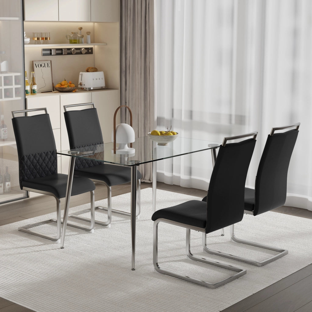 SEDIA Ergonomica 42x45 cm Nero in metallo, PU e lino