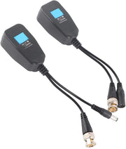 Convertitore Passivo Analoghi a IP 1 coppia per Camera di Sicurezza Accessori con Balun Video Potenza BNC a RJ45.