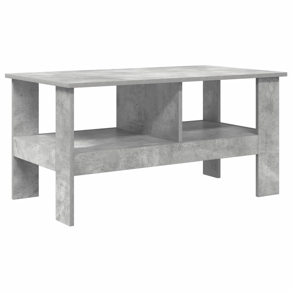Tavolino da salotto Grigio cemento 90 x 50 x 45 cm 8000255
